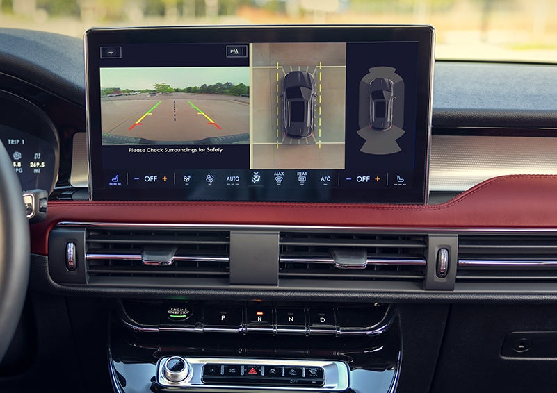 The large center touchscreen of a 2024 Lincoln Corsair® SUV is shown. | Capital Lincoln of Wilmington in Wilmington NC