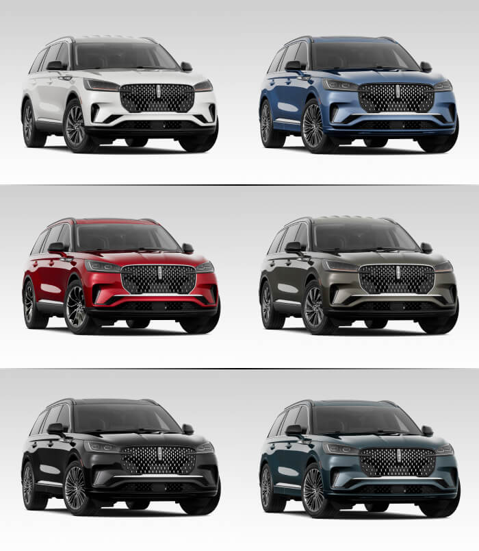 Lincoln Aviator Color Options