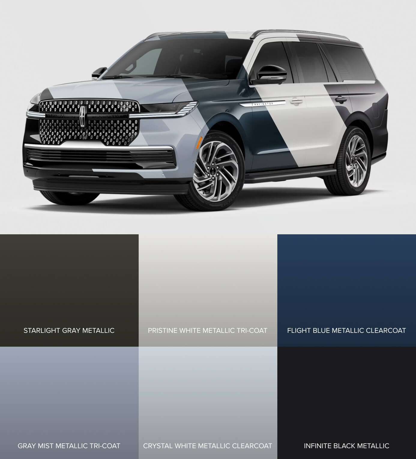 Striking Lincoln Navigator Color Options