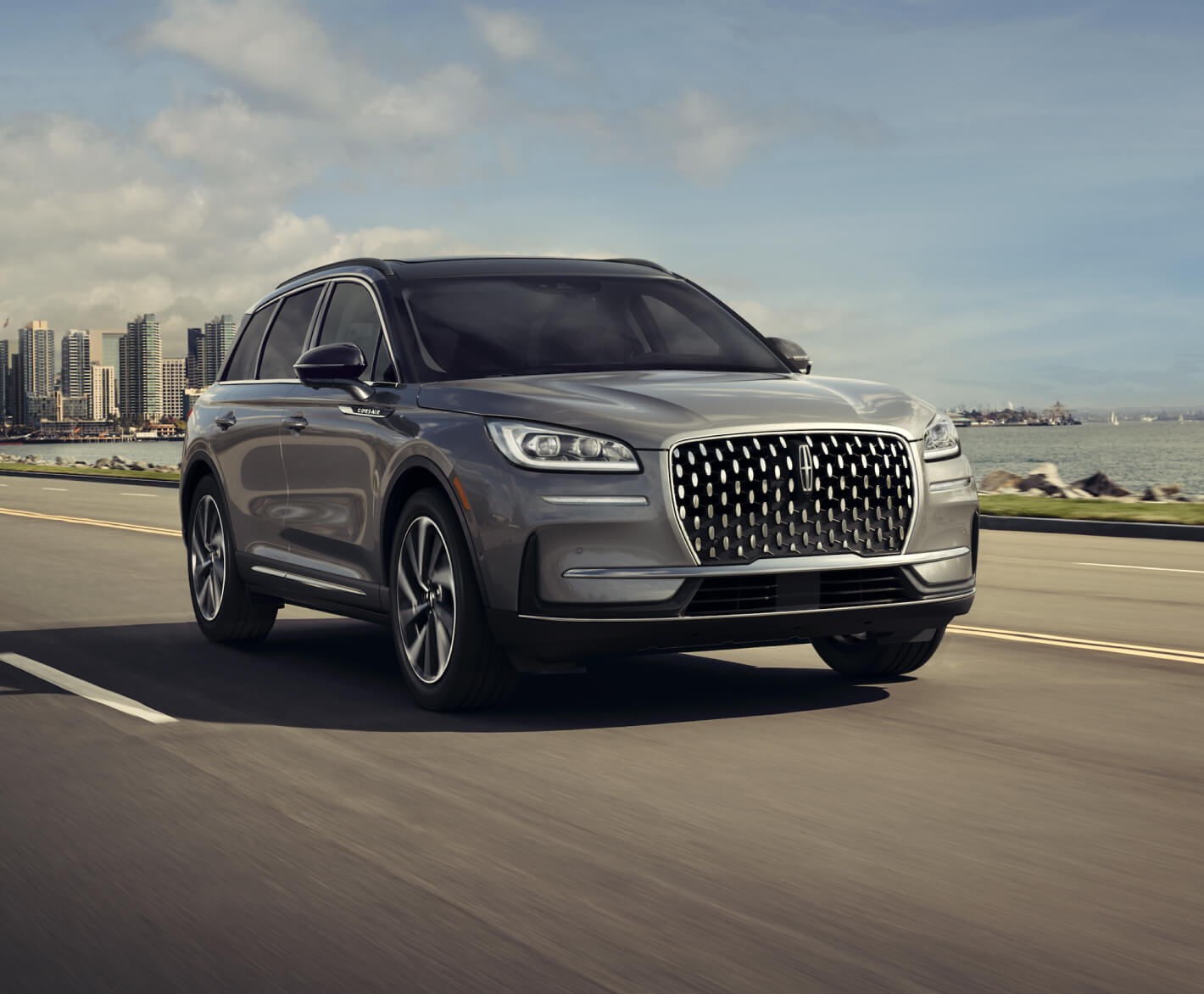 2026 Lincoln Corsair driving on the highway