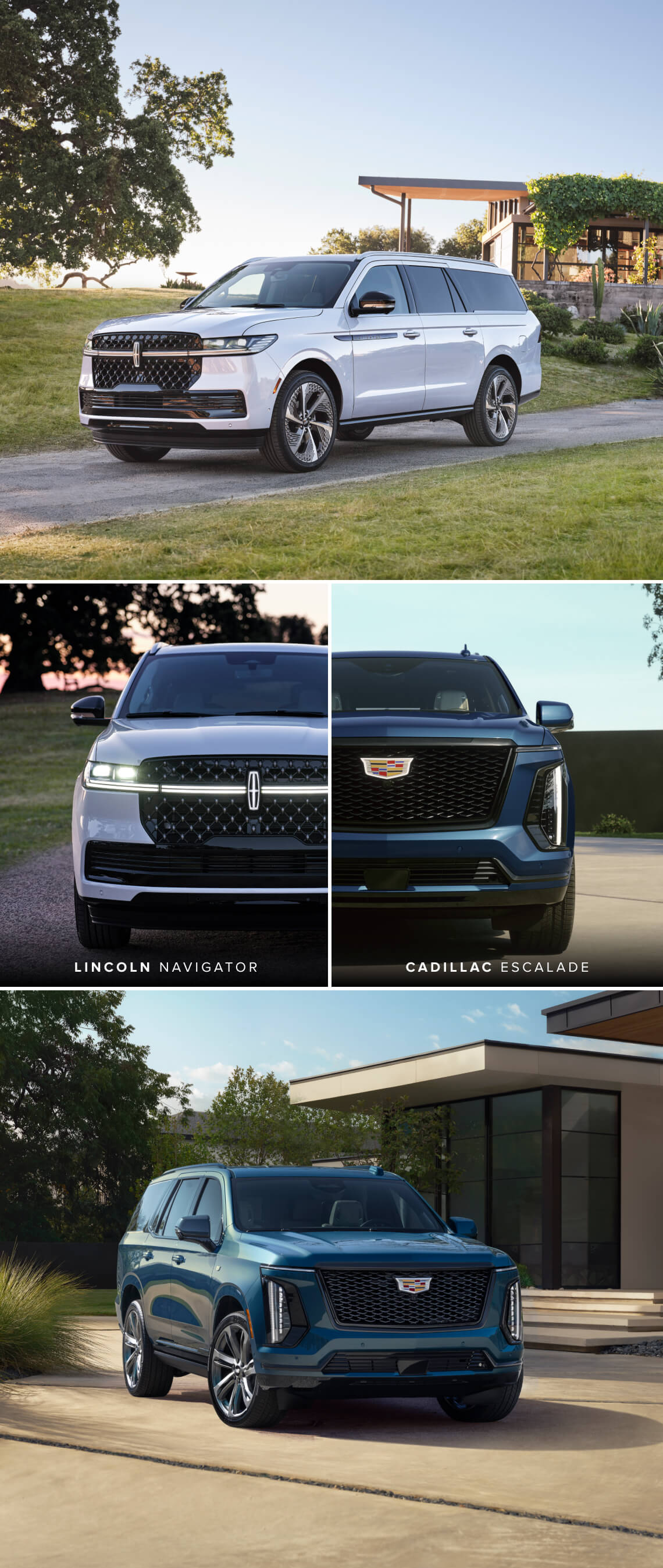 2025 Lincoln Navigator vs. 2025 Cadillac Escalade Overview